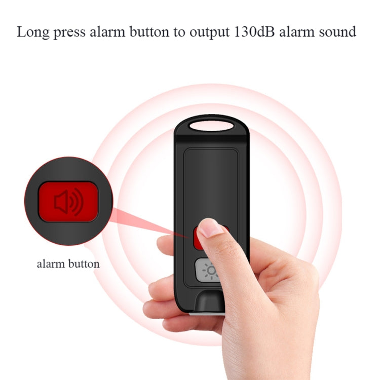 AF-2002 130dB Rechargeable Anti-Wolf Alarm Self-Defense Device With Distress Light, Blue, Green, Black, White AF-2002 130dB Rechargeable Anti-Wolf Alarm Self-Defense Device With Distress Light, Blue, Green, Black, White